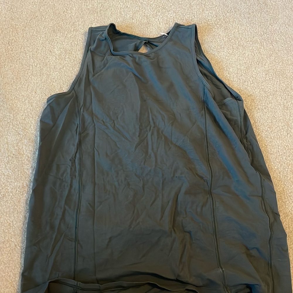 Army green drop back tank